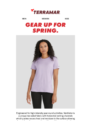 Terramar Sports - Gear Up For Spring With Ventilator! ⛰️