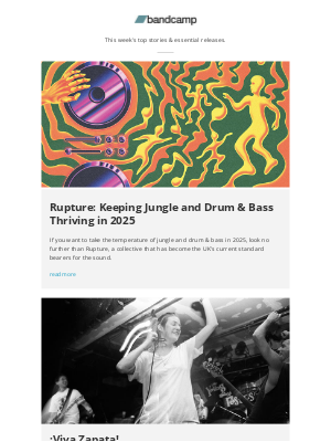 Bandcamp - Jungle, D&B, and a Late Punk Legend