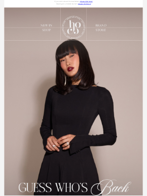 House of CB London - The perfect little black dress is back 💌