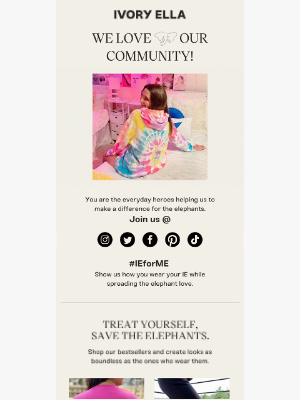 Ivory Ella - We love our IE community!