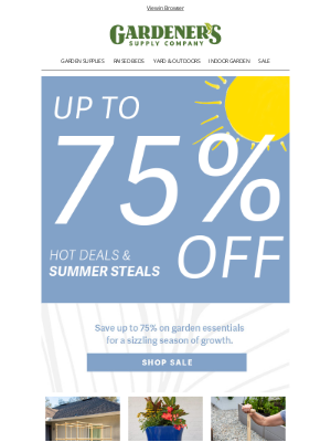 Gardener's Supply Company - ☀️ Hot Deals & Summer Steals | Up to 75% OFF 🌶️ 🔥