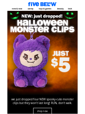Hollar - spooky monster clips are here 👻✨