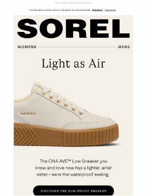 SOREL - Introducing Your Summer Sneaker