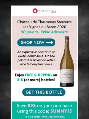 Wine Chateau - Re:  your 90 point summer refresher