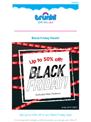 Trunki (UK) - 🌟 Black Friday Offers Start Today 🎉