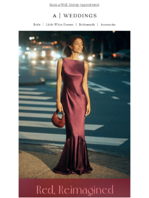 BHLDN - Red, reimagined for wedding season