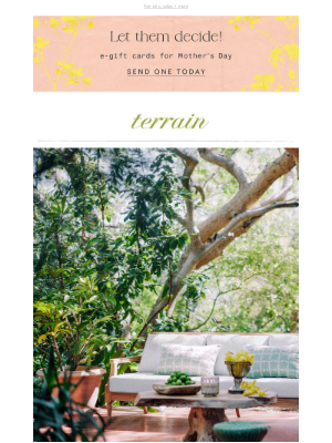 Terrain - Sunny faves for patio season ☀️