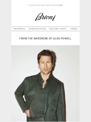 Brioni - From the wardrobe of Glen Powell