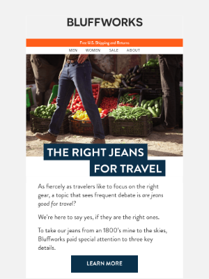 Bluffworks - Making Jeans for Travel