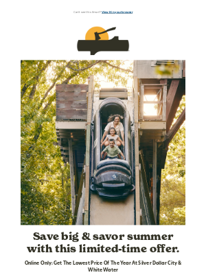 Silver Dollar City - ☀️ Just Announced: End Of Summer Sale! 🌊
