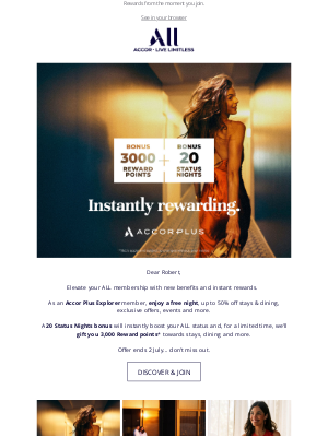 Accor Hotels - (( Your possibilities are endless )) An Accor Plus Membership could let you travel more for even less...