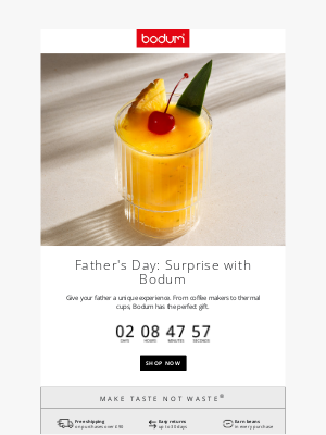 Bodum - Father's Day deals end soon 💥