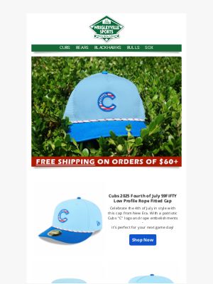 Wrigleyville Sports - Check Out the NEW 2025 Cubs 4th of July Caps 🔥