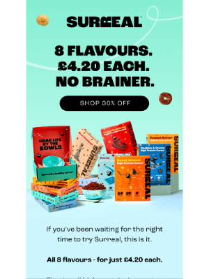 Surreal (United Kingdom) - Try Surreal For A Bargain Price