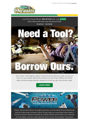 O'Reilly Auto Parts - Real Tools, Real Results