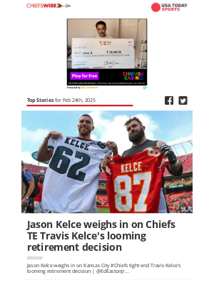 Kansas City Chiefs - Today's top Chiefs stories