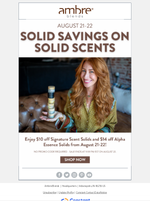 Ambre Blends - 💥 Solid Essence Sale!