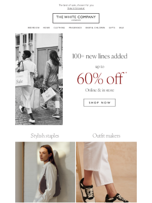 The White Company - Up to 60% off | Shop our top picks
