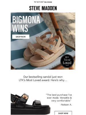 Steve Madden - BIG News Re: BIGMONA