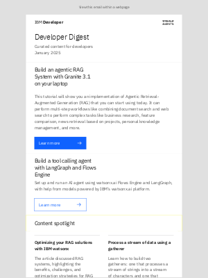 IBM - Developer Digest