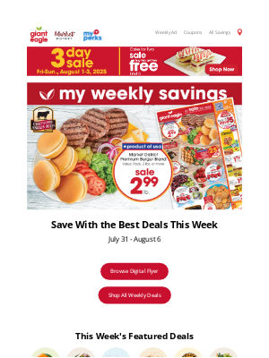 Giant Eagle - See What’s on SALE This Week