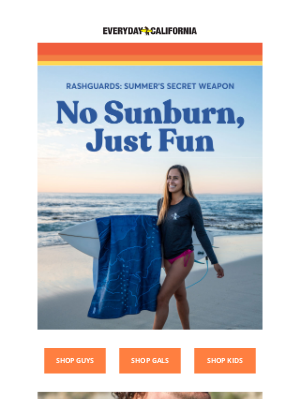 Everyday California - The easiest way to avoid sunburn this summer?