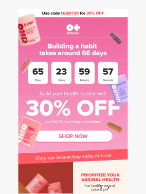 O Positiv - Hot deals on healthy habits 🔥