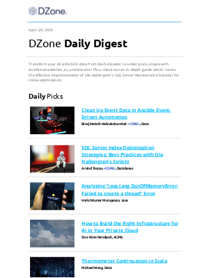 DZone - 🧹Clean event data in Ansible EDA
