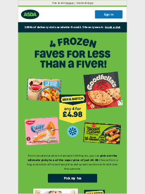Asda - Save time (and money) this summer with Mix & Match!