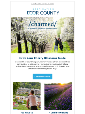 Destination Door County - Door County’s Spring Delights