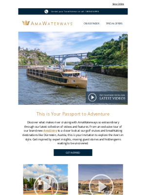 AmaWaterways - Dreaming of a change of scenery?