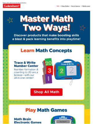 Lakeshore Learning - ✌️2 Ways to Master Math!