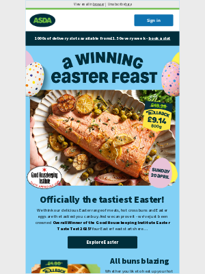 ASDA Good Living (United Kingdom) - Serve an award-winning Easter 🏆