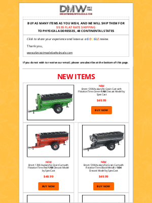 Diecast Models Wholesale - New Arrivals & Back in Stock Notification