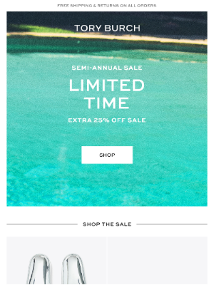 Tory Burch - Limited time: extra 25% off sale