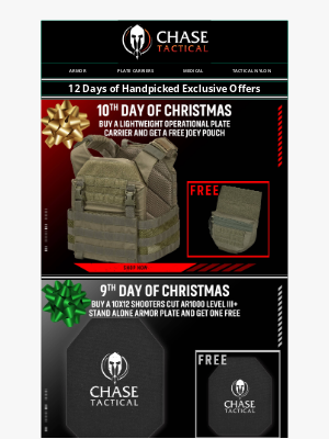 Chase Tactical - Chase Tactical's 12 Days of Christmas - Day 10