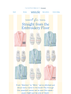 Weezie - We've been stitching 💛