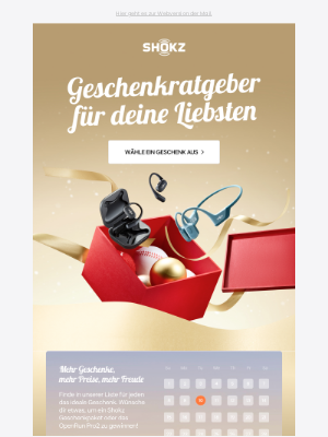 Shokz (Germany) - 🎄Shokz Weihnachtsgeschenke-Ratgeber