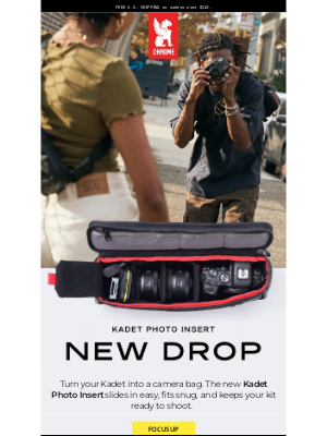 Chrome Industries - 📸 NEW DROP 📸
