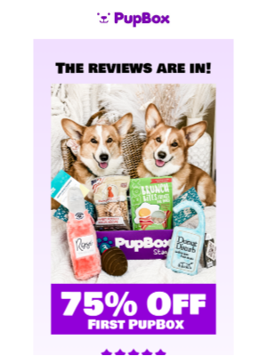 PupBox - 🐶 New Year, New Box—75% Off Your First! 🎉