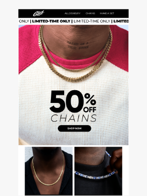 The GLD Shop - Your Neck + This Drip = 🔥