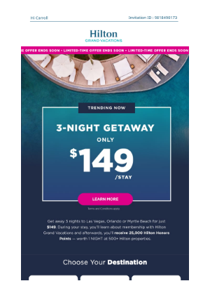 Hilton Hotels & Resorts - Your $149 Vacation Is Here (But Not For Long)