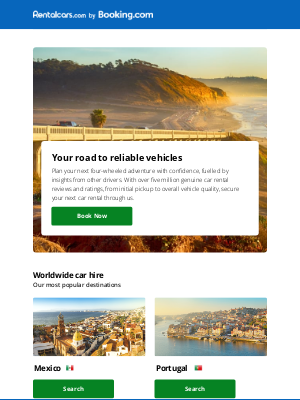 Advertisement: Steering you right with over five million car rental reviews