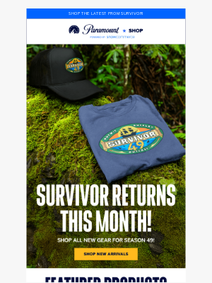 Paramount+ - Survivor Returns Soon 🔥 Shop BUFFs & More!