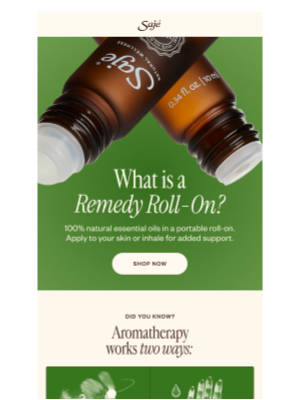 Saje Natural Wellness - What’s a Remedy Roll-On?
