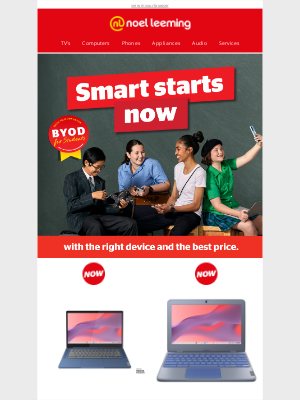 myNoelLeeming (New Zealand) - Smart deals to kick-start the school year 💻🎧