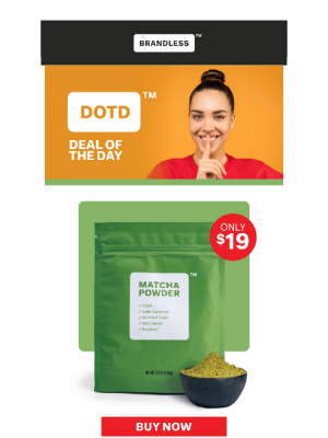 Brandless - We're Spilling the Tea with Today's Deal of the Day! 🍵