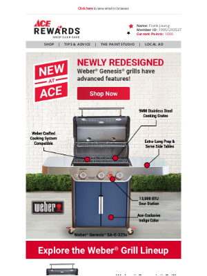 Ace Hardware - 🎉The New Lineup of Weber Genesis Grills are Here