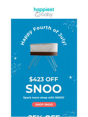 Happiest Baby - Red, White & SNOO! 💙 Save $423 Now