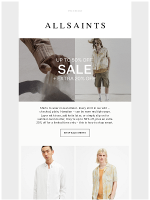 ALLSAINTS (United Kingdom) - Sale: favorite shirts